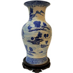 Chinese blue and white vase