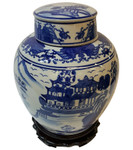 Blue and White  Chinese Jar