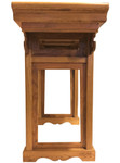 Elmwood Altar Table in Light Honey Color