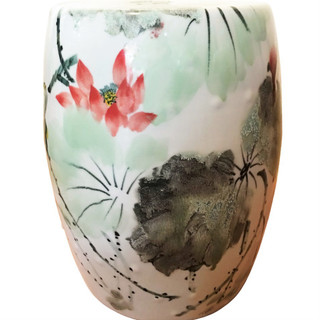 Chinese Floral Garden Stool