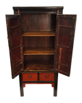 Chinese Antique Splayed Cabinet