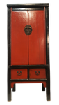 Chinese Antique Splayed Cabinet