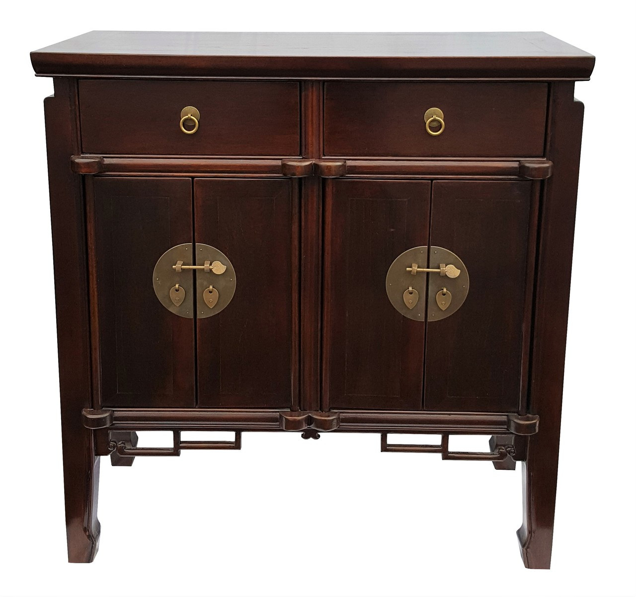※時刻表　asian vintage cabinet Oriental Furniture Warehouse Oriental Chest Dark Brown Walnut Ming