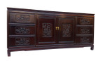 Carved Oriental Rosewood Dresser