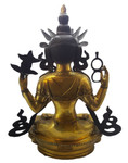 Chinese Buddha statue with crown