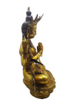 Bronze Buddha statue praying hands
