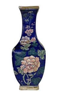 Blue Vase Chinese Chrysanthemum 14 Inch