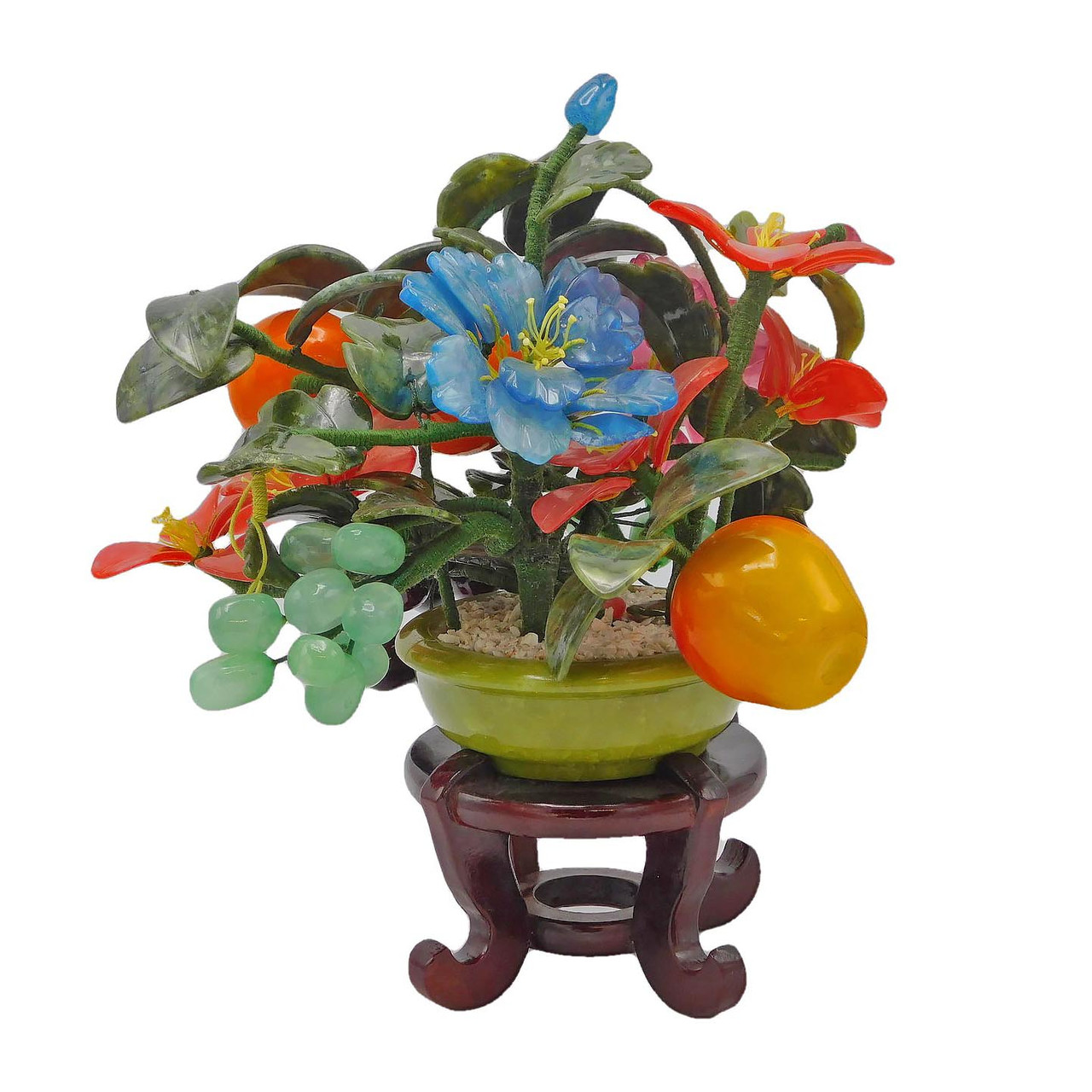 Oriental Furniture Warehouse Hand carved stone sculpture of