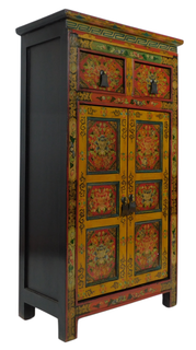 Tibetan Floral Hall Chest
