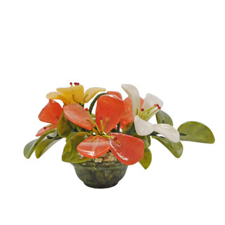 Tiny Jade Flower Basket