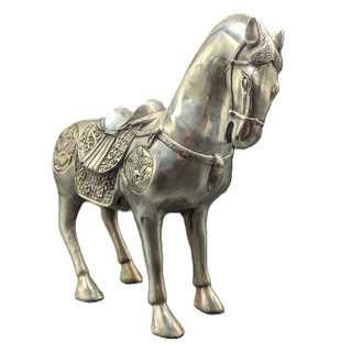 Oriental Tang Dynasty Horse Bronze Statue