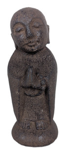 Small Smiling Stone Buddha Statue
