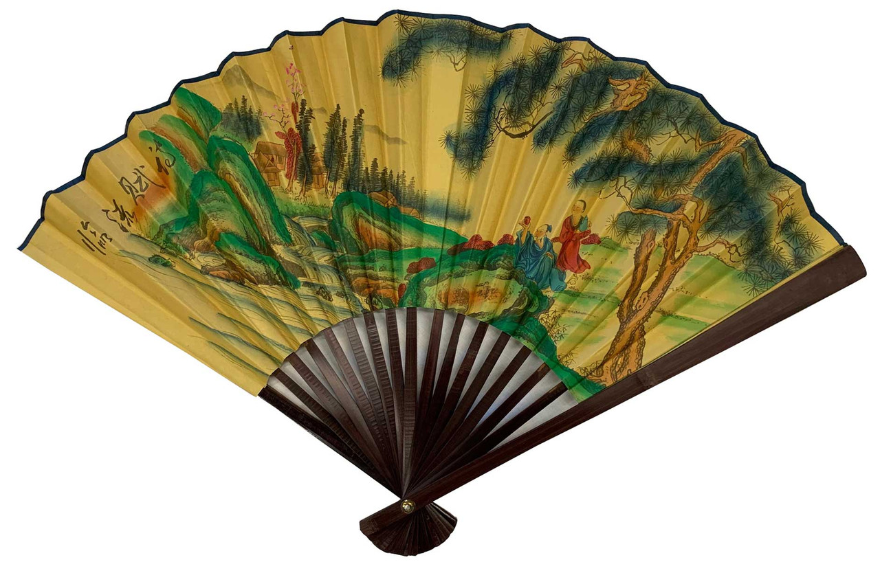 Oriental Hand Painted Fan - Oriental Furniture Warehouse: Chinese & Asian  Styles