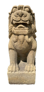 Granite Asian Foo Dog Statue
