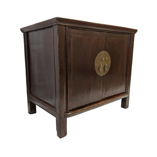 Chinese Antique End Table With Hidden Drawers