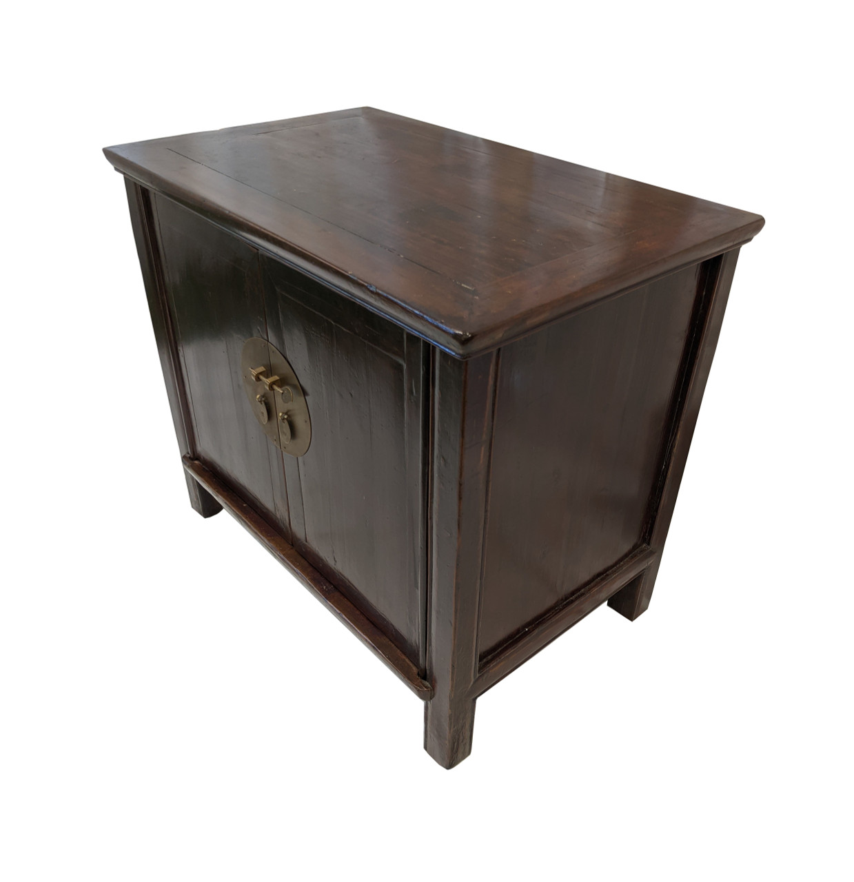 Oriental Furniture Warehouse Chinese Antique End Table With Hidden
