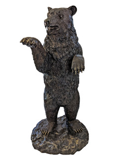 Thailand Bear Statue in Bronze