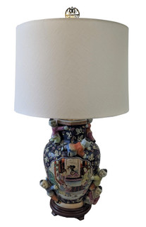 Chinese Table Lamp Porcelain Hand Made