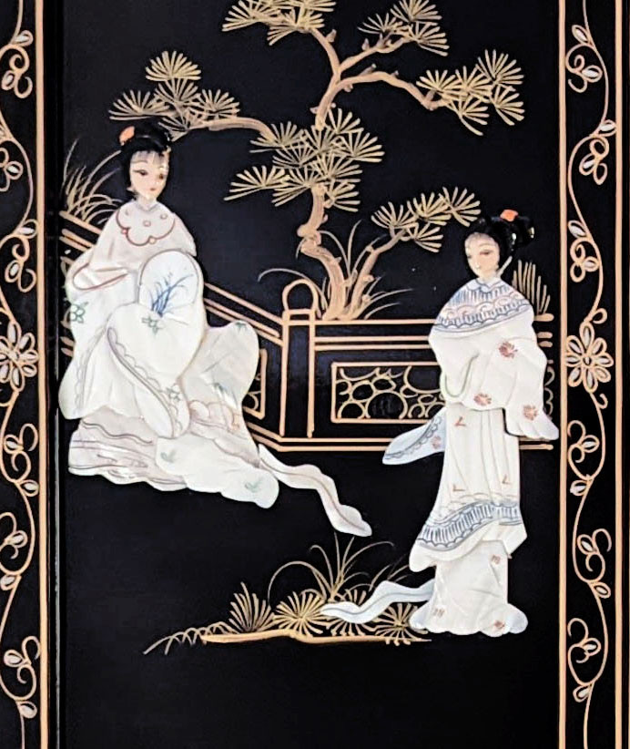 Asian Art Panels Set of Four Lady Design Oriental Furniture Warehouse:  Chinese Asian Styles
