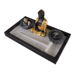 Japanese Zen Buddha Garden Kit with Rake