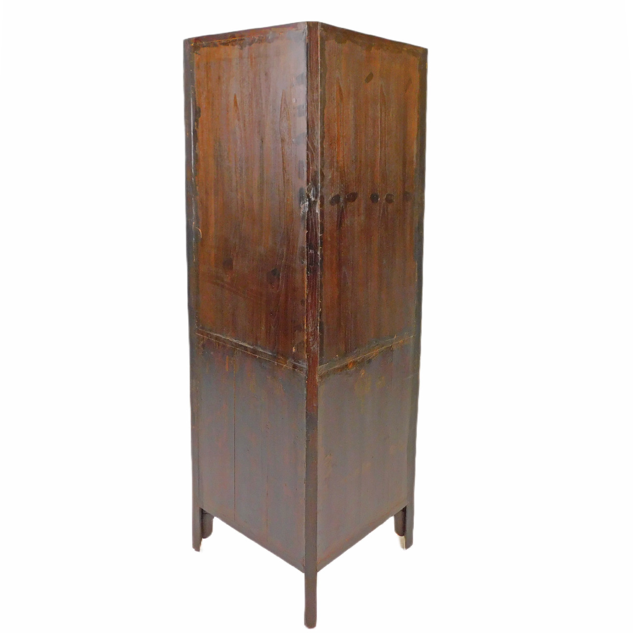 アンティークファニチャー Oriental Furniture Warehouse Corner Cabinet Antique White Lacquer
