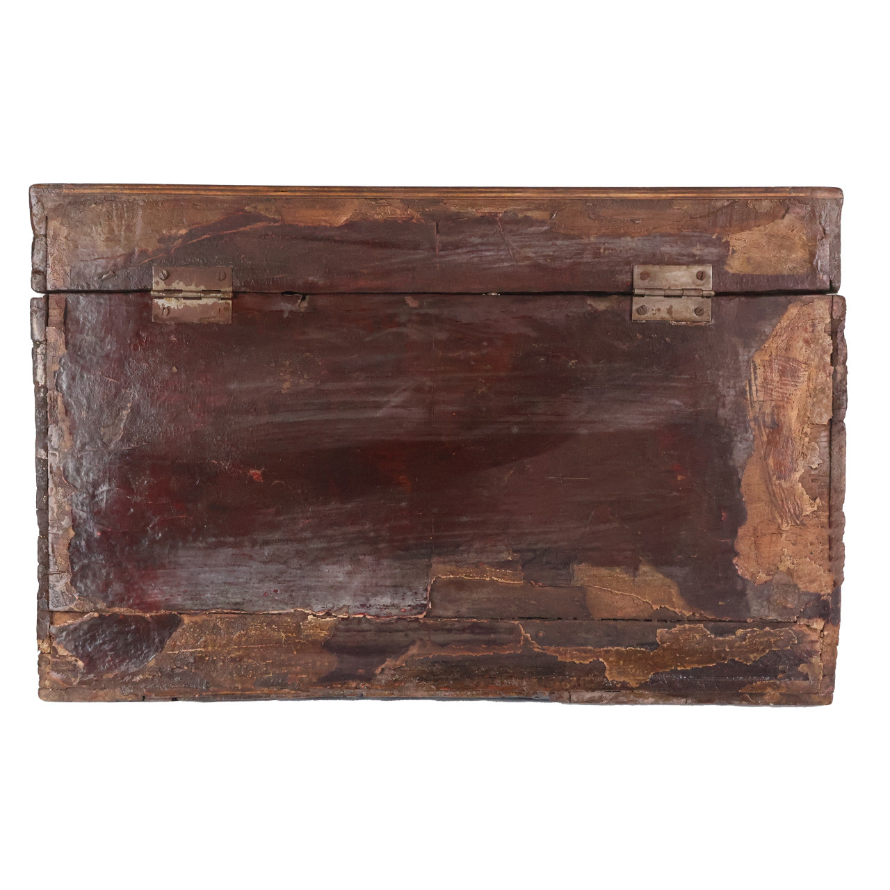 Oriental Furniture Warehouse Red and Yellow Hand Painted Tibetan