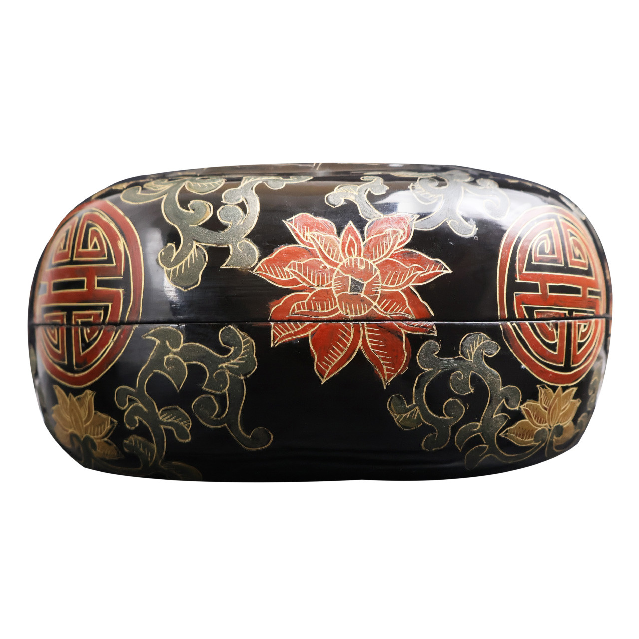 Oriental Furniture Warehouse Oriental Lacquer Hexagonal Gift Box