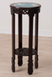 Cloisonne Rosewood Flower Stand