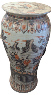 Porcelain Flower Stand Pedestal For Home And Garden