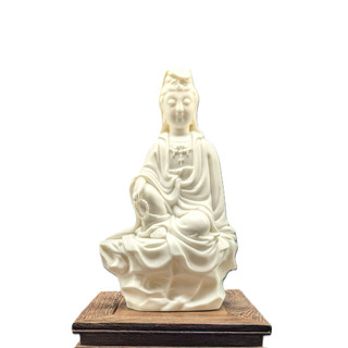 Kwan Yuen Statue in Chen de Blanc Porcelain