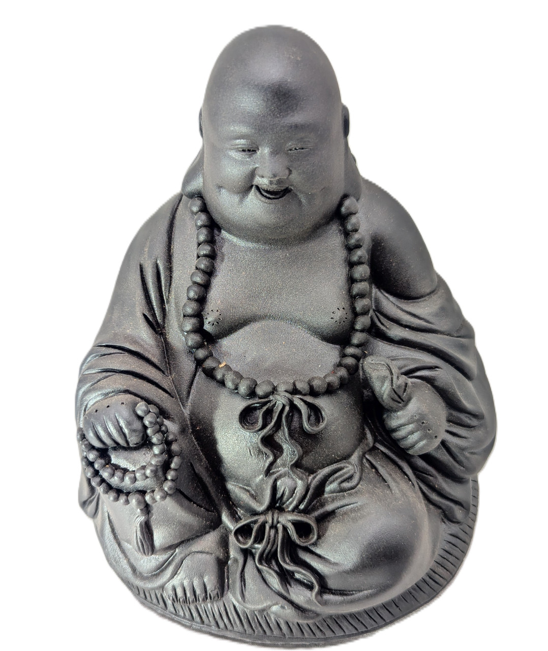 Collectable Ho Tai Lucky Buddha Famous Purple Clay From Oriental