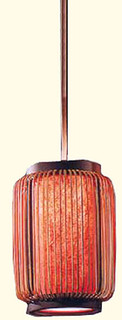 Somers 6  inch hanging lamp in dark walnut finish   FREE SHIPPING