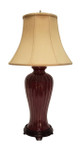 30" High Red Table Lamp