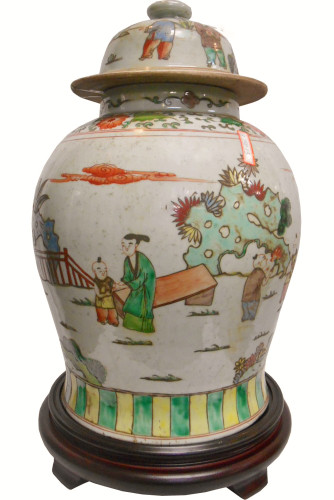 Antique porcelain jar