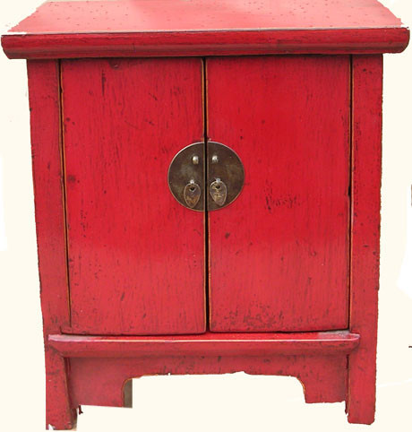 Lipstick red Shandong antique mini chest