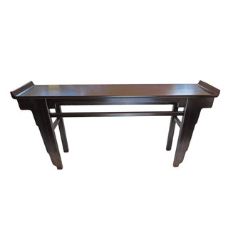 Chinese Altar Table Handmade Wooden and 70" Wide Antique Reproduction