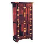 24.8 inch wide glass display cabinet