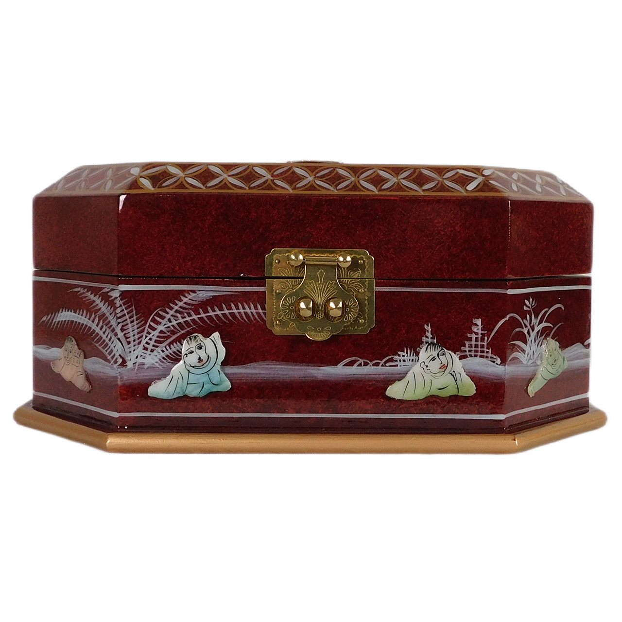 Oriental Furniture Warehouse Oriental Jewelry Box With Pearl