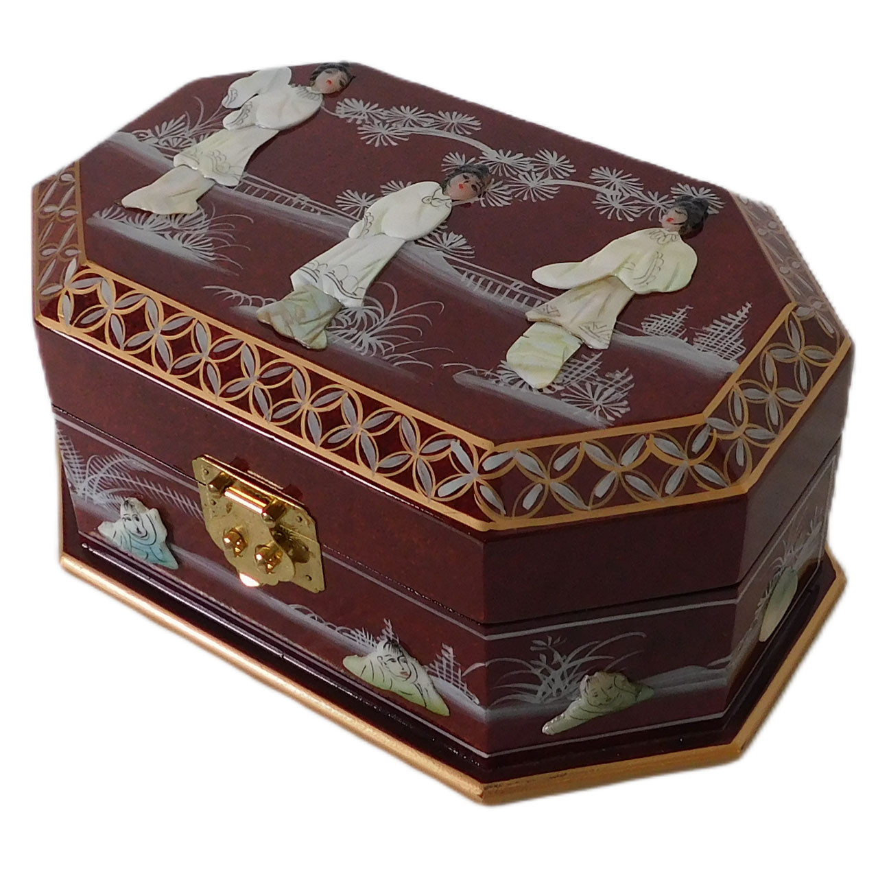洋楽 BOX OF PEARLS Fuji Pearl Designer Vintage Japanese Cultured Akoya Pearl