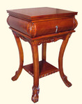 Victorian style mahogany one drawer  table