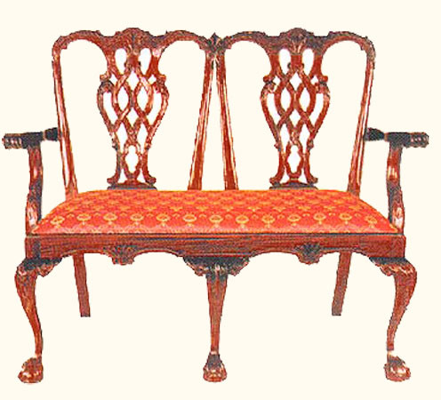 Chippendale Two Seater Chair