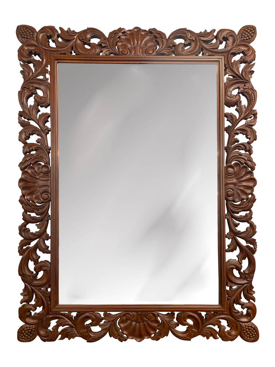 Oriental Furniture Warehouse Carved French Mirror