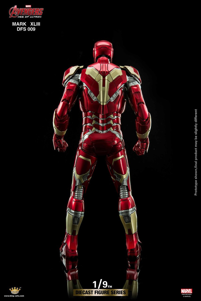 King Arts 1/9 Diecast Figure Series DFS009 Iron Man Mark43 Diecast