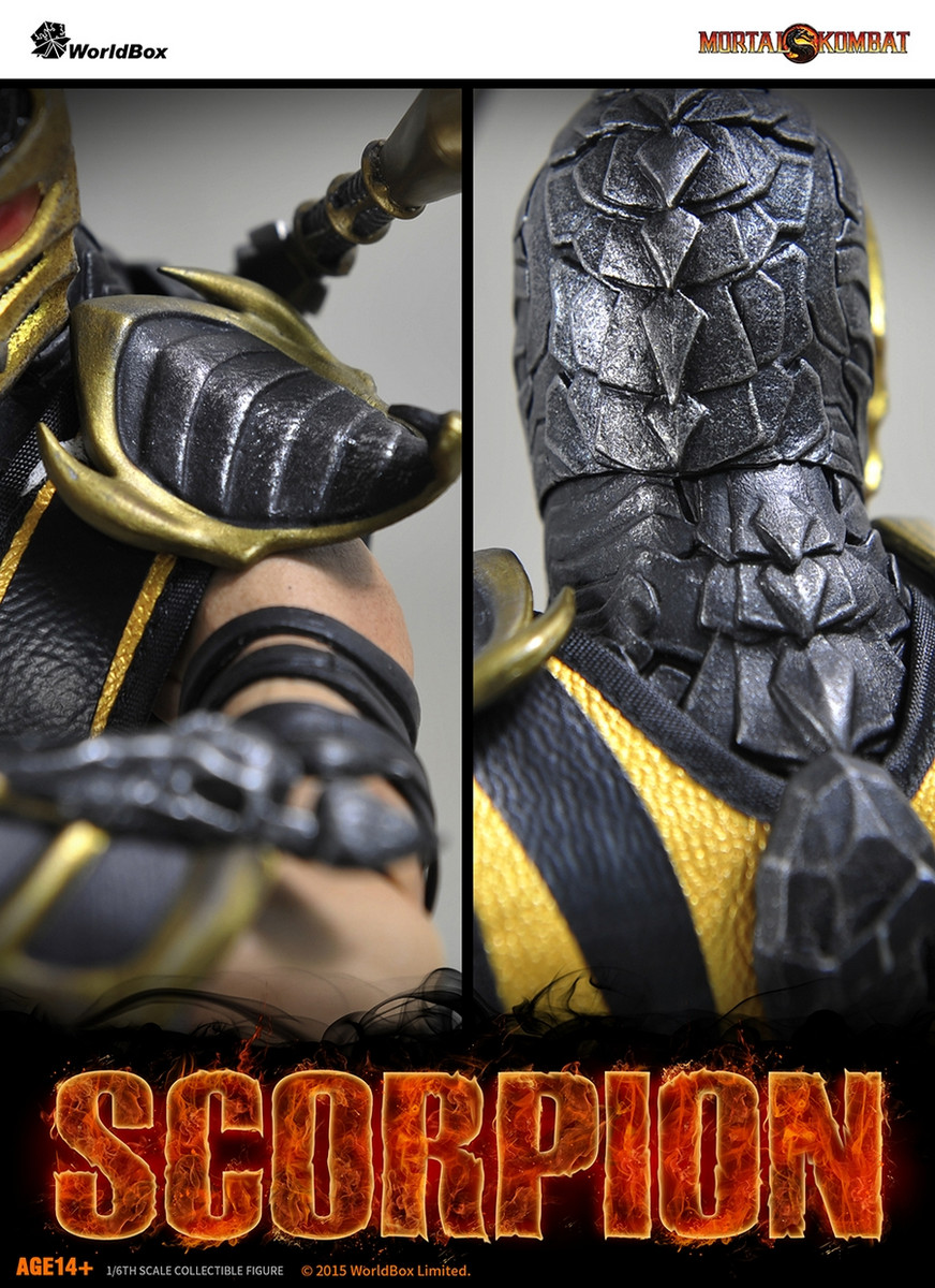 Worldbox 1/6 Mortal Kombat Scorpion action figure - KGHobby Toys