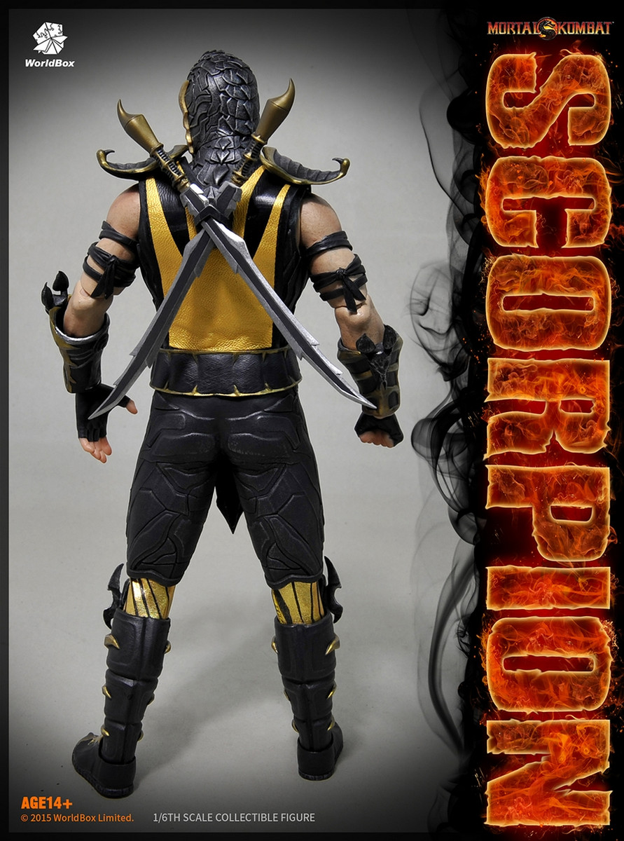 Worldbox 1/6 Mortal Kombat Scorpion action figure - KGHobby Toys