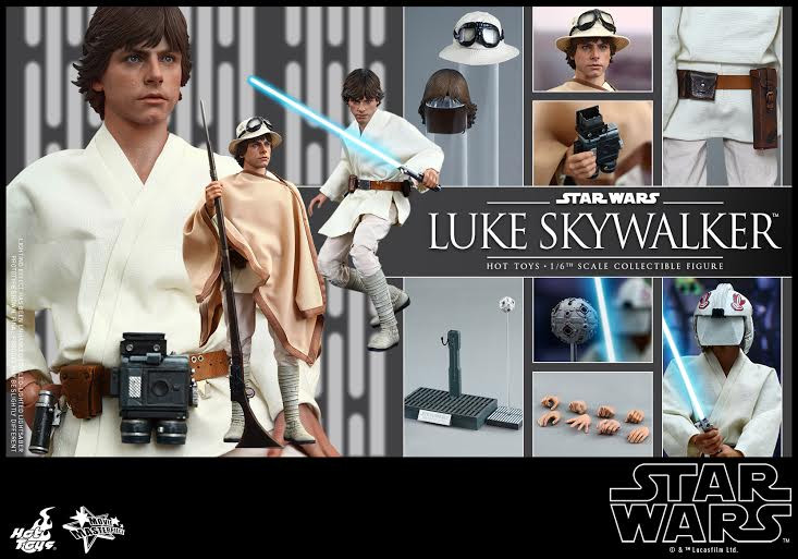 hot toys MMS297 Star Wars Luke Skywalker A New Hope 1//6 binoculars