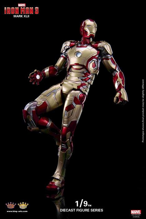 King Arts 1/9 Diecast Figure Series DFS001 Iron Man Mark42 Diecast