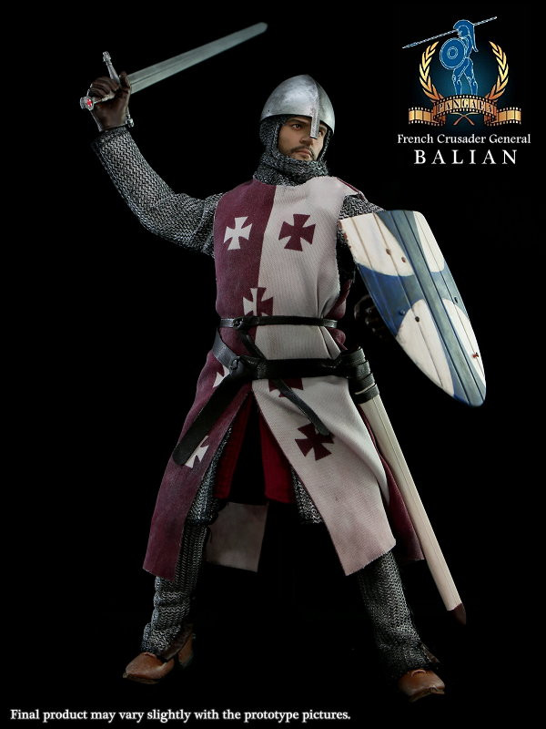 Pangaea Toy 1/6 French Crusader General - Balian action figure