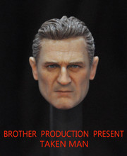 Brother Production Custom 1/6 Scale Head Sculpt- Liam Neeson from Taken