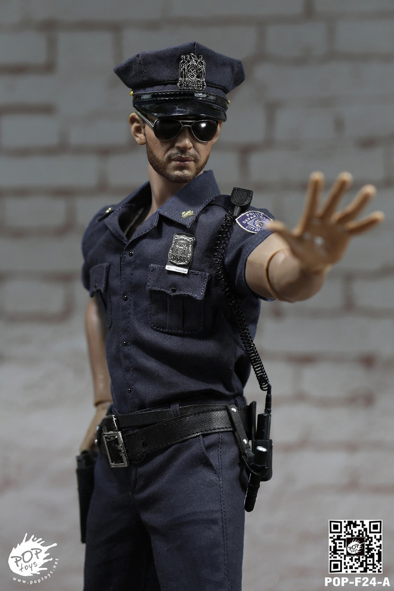 NYPD　警官　フィギュア POPTOYS F24A 1/6 New York Police Policeman NYP Action figure Set